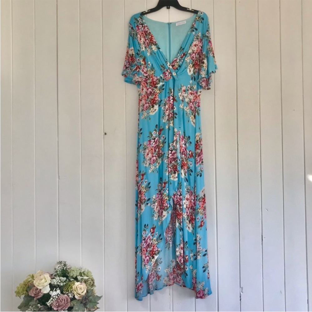 Maxi Azalosie floral dress